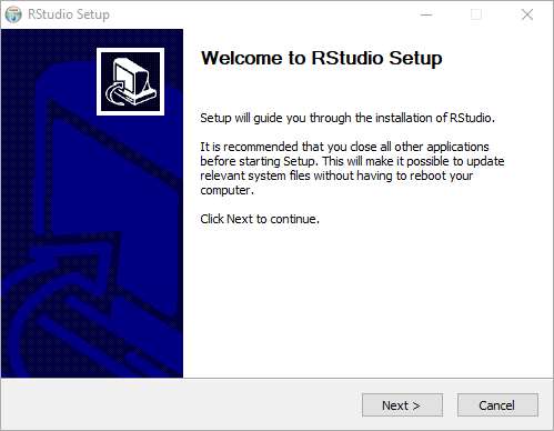 \label{fig:2011}Windows10 RStudio IDE Install